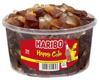 Haribo Happy Cola 150 Stck. Runddose